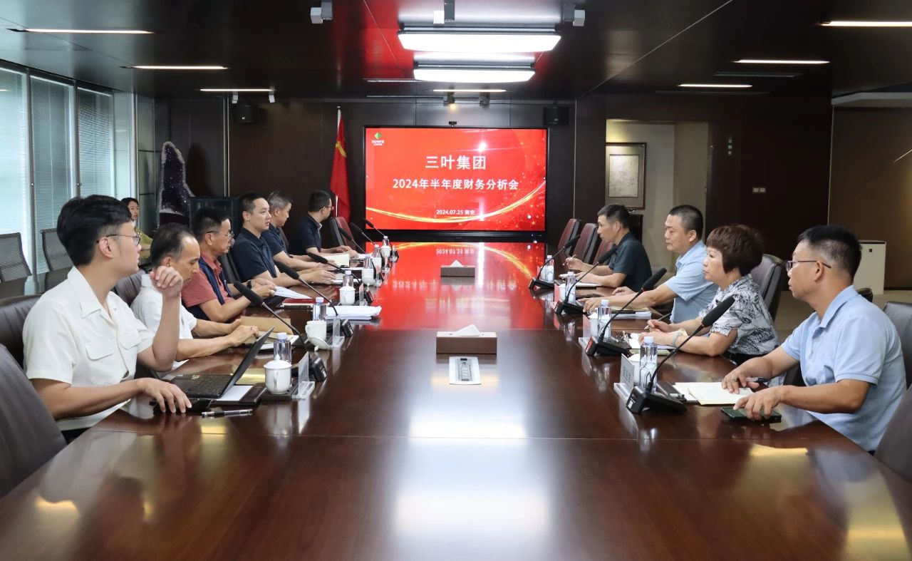 三葉集團召開2024年半年度經營和財務分析會